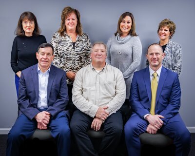 RCF Board from L to R: Martha Mehl, Chair, Dana Mehl, Laura Hiler, Joe Conrad, Erin Wilson, Secretary, Walter Wilson, Treasurer, Wendy Fetters, Vice Chair